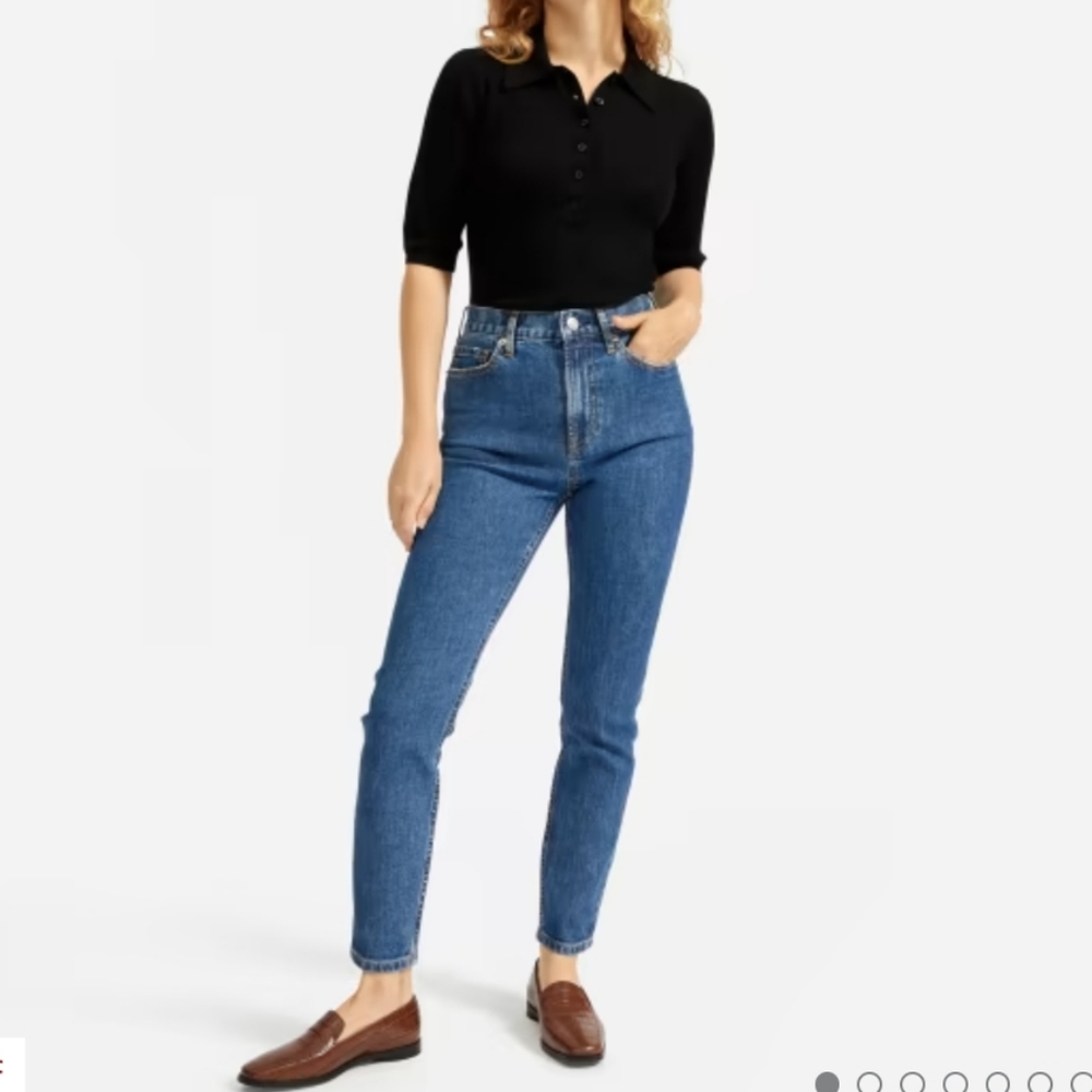 Everlane High rise skinny jean - ankle crop size 25